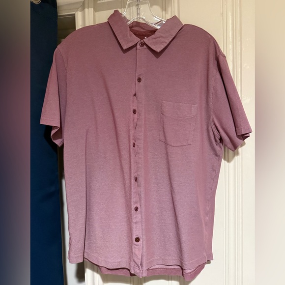 Fabletics Other - Fabletics The Dash Button Down Shirt - Red - Size Large